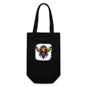 ruche insecte cadeau blagues idée de cadeau d’anniversaire - Sac à bouteille - noir - Devant