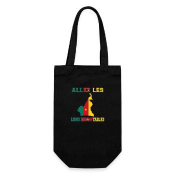 Allez Les Lions Indomptables Maillot de Pied - Sac à bouteille - noir - Devant