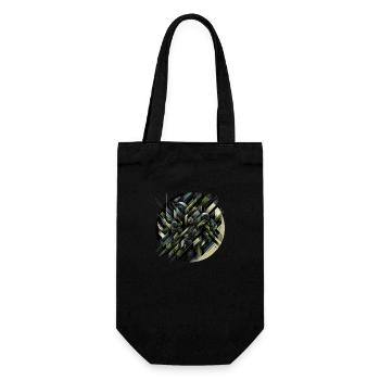 Abstract Tactical Swirl - Gift Bag for Bottles - black - Front