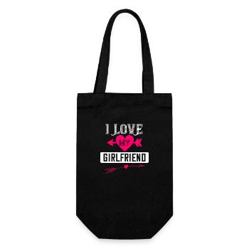 J’aime ma copine - Sac à bouteille - noir - Devant