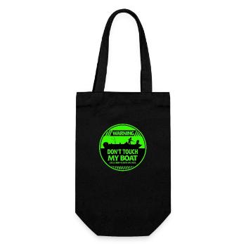 Boat Warning - Gift Bag for Bottles - black - Front