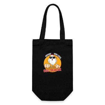 Merch pour les vendeurs d’œufs - Soutenez votre revendeur EGG - Sac à bouteille - noir - Devant