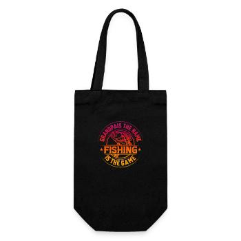 fisch, fisch, angeln, see, meer, angeln, fauna, exotisch - Geschenkbeutel für Flaschen - Schwarz - Vorne