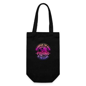 fisch, fisch, angeln, see, meer, angeln, fauna, exotisch - Geschenkbeutel für Flaschen - Schwarz - Vorne