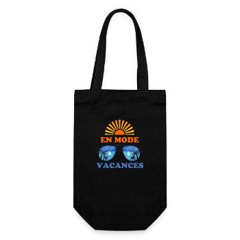 En mode vacances d été - Sac à bouteille - noir - Devant