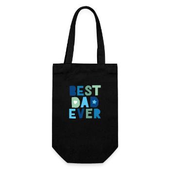Le meilleur papa de tous les temps - Sac à bouteille - noir - Devant