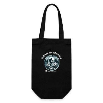 Mountain Bike Downhill - Gift Bag for Bottles - black - Front