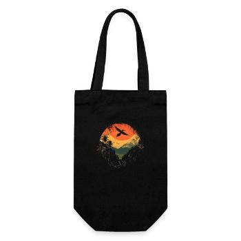 hummingbird, bird, nature, animals, wilderness, nectar - Gift Bag for Bottles - black - Front