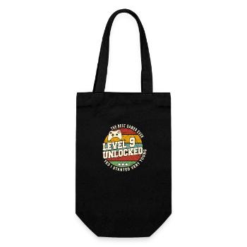 Original 2015 9e Anniversaire Cadeau Retro - Sac à bouteille - noir - Devant