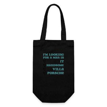 I'm looking for a man in IT - Gift Bag for Bottles - black - Front