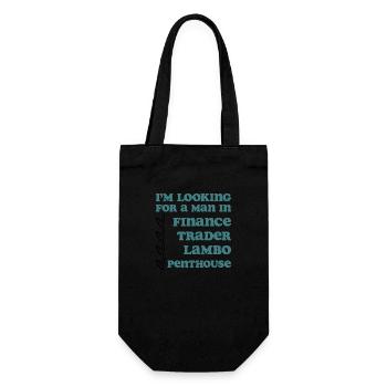 Je suis à la recherche d’un homme dans la finance - Sac à bouteille - noir - Devant