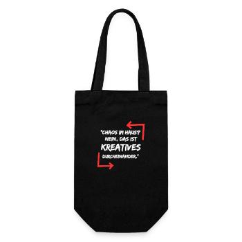 « Chaos à la Chambre » - Sac à bouteille - noir - Devant