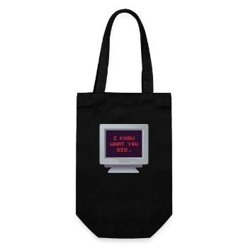 CRT-Design - Der Zeuge - Geschenkbeutel für Flaschen - Schwarz - Vorne