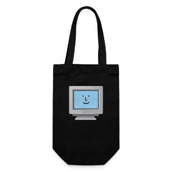 CRT design - Hello everyone! - Gift Bag for Bottles - black - Front