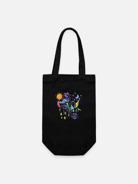 Déplacez votre attention - Sac à bouteille - noir