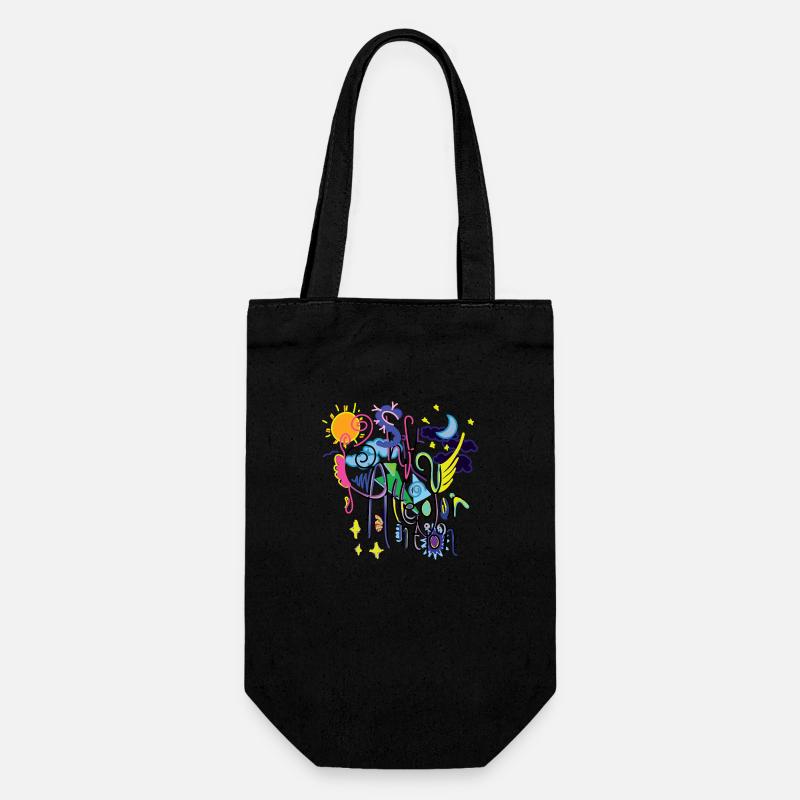 Déplacez votre attention - Sac à bouteille - noir
