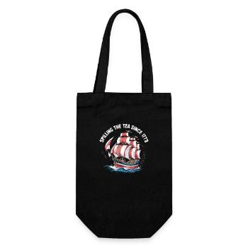 1773 to the present – facts and history - Gift Bag for Bottles - black - Front