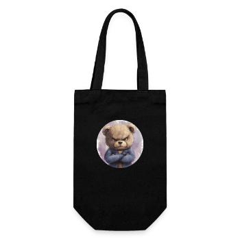 Ober-Teddy : Courageux et déterminé - Sac à bouteille - noir - Devant