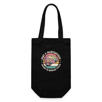 Strength through inner harmony - Gift Bag for Bottles - black - Front