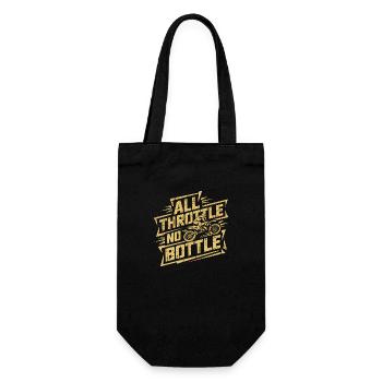 Adrenaline & Speed in Motocross - Gift Bag for Bottles - black - Front