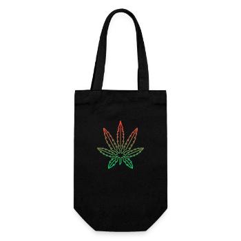Hemp - Gift Bag for Bottles - black - Front