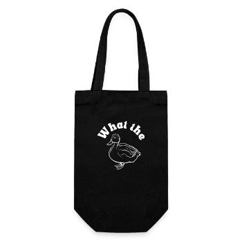 What the said by the Duck - Gift Bag for Bottles - black - Front