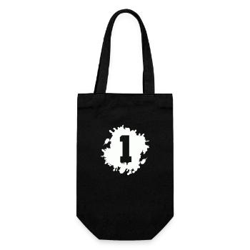 1 blob - Gift Bag for Bottles - black - Front