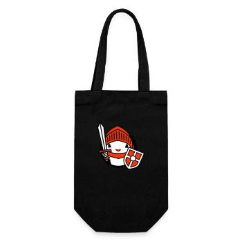 Duck Knight Armor Sword Shield Helmet Fighter - Gift Bag for Bottles - black - Front