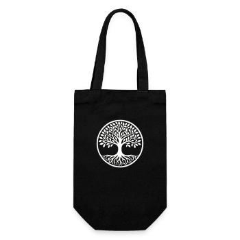 Tree of Life - Gift Bag for Bottles - black - Front