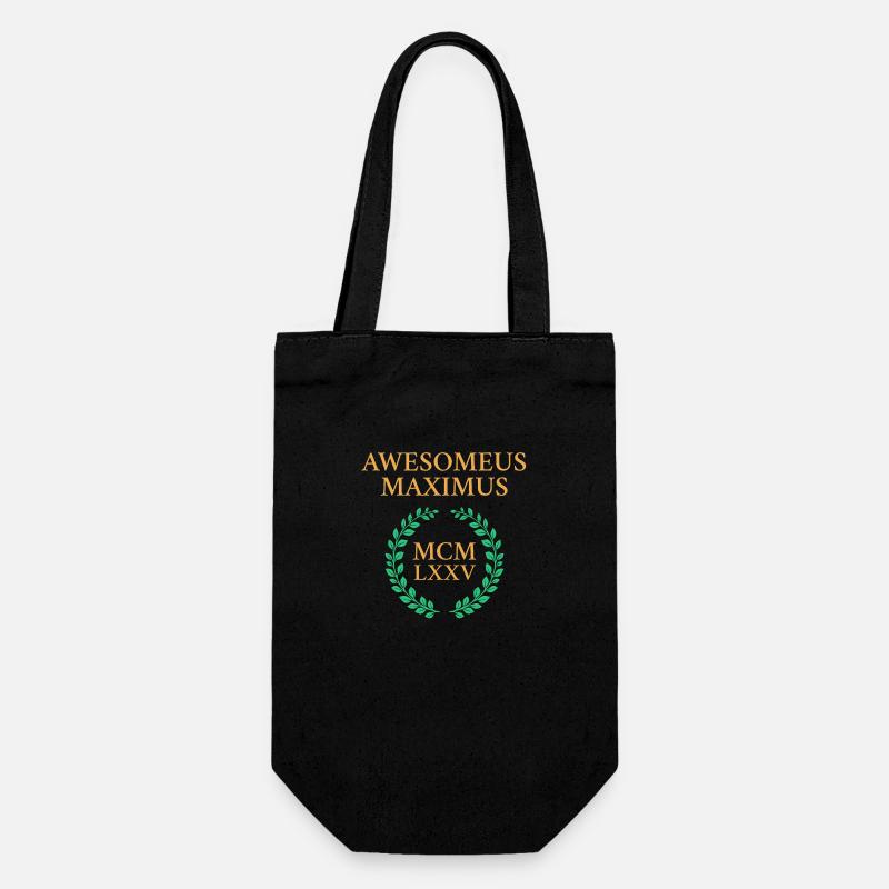 AWESOMEUS MAXIMUS MCMLXXV 1975 - Sac à bouteille - noir