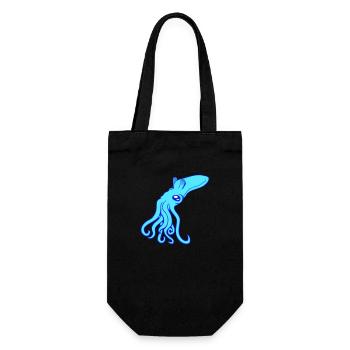 Pieuvre, Pieuvre, Pieuvre, Céphalopode, Calmar géant - Sac à bouteille - noir - Devant