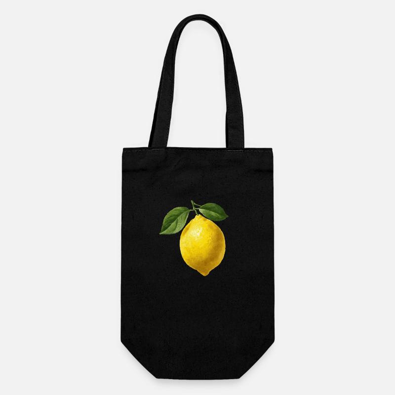 Citron - Sac à bouteille - noir