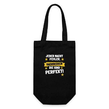 Roofers – They are perfect! - Gift Bag for Bottles - black - Front