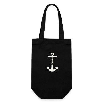 Family - Gift Bag for Bottles - black - Front