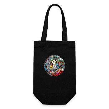 Halloween T-Shirt - Gift Bag for Bottles - black - Front
