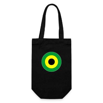 Jamaika Jamaica Reggae & Ska Mod Target - Geschenkbeutel für Flaschen - Schwarz - Vorne