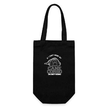 Cane Corso dog chiot chien race idée cadeau - Sac à bouteille - noir - Devant