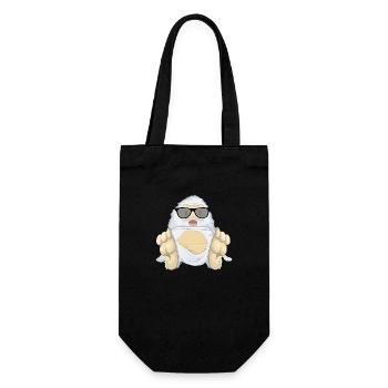 Yeti Snowmensch Bigfoot T-shirt idée cadeau - Sac à bouteille - noir - Devant