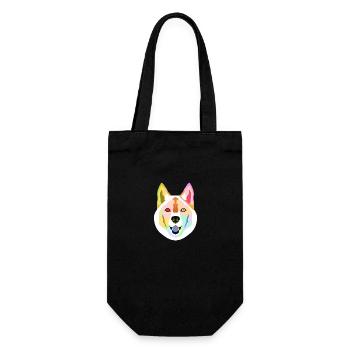 chien - Sac à bouteille - noir - Devant