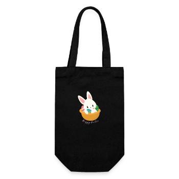 Ostern - Geschenkbeutel für Flaschen - Schwarz - Vorne