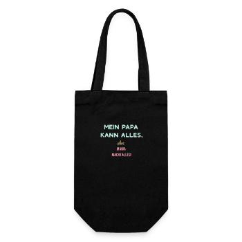 My dad can do it all - Gift Bag for Bottles - black - Front