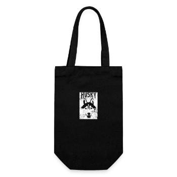 chien - Sac à bouteille - noir - Devant