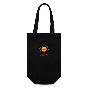 sun worshipper - Gift Bag for Bottles - black - Front