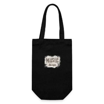 musique - Sac à bouteille - noir - Devant