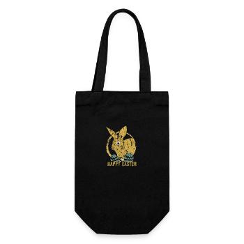 Ostern - Geschenkbeutel für Flaschen - Schwarz - Vorne