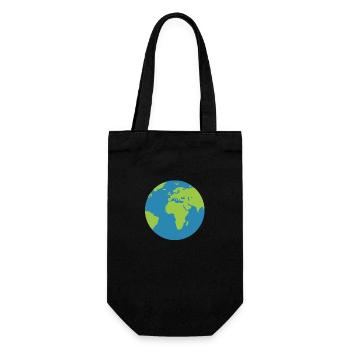 world - Gift Bag for Bottles - black - Front