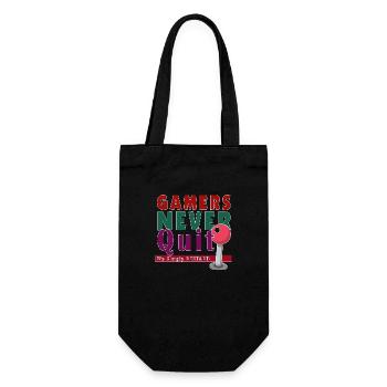 Gambling Gaming Gift Idea Nerd - Gift Bag for Bottles - black - Front