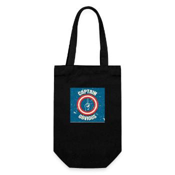 Place d’affiche vintage Captain évident - Sac à bouteille - noir - Devant