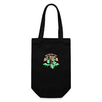 Safari en Afrique - Sac à bouteille - noir - Devant
