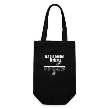 Kripo, Police Saying Fun Humor shirt Gift - Gift Bag for Bottles - black - Front